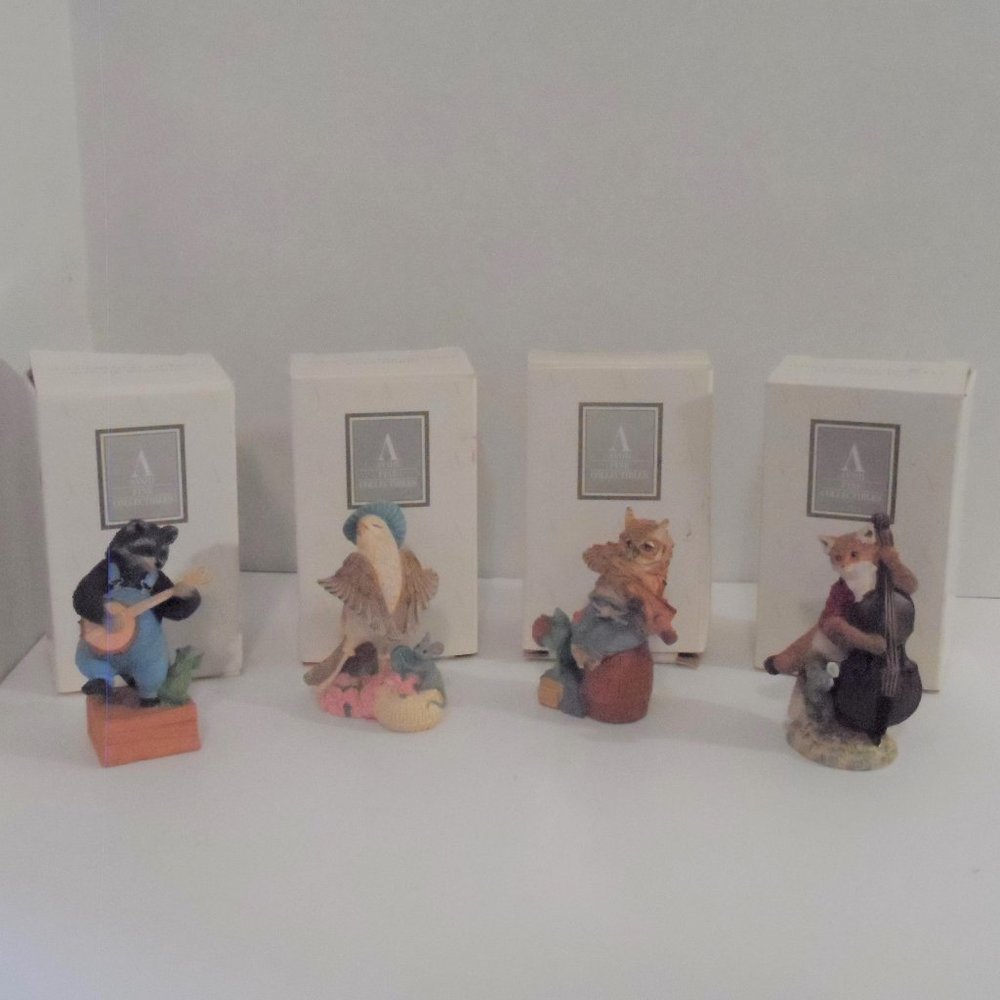 NWT 1994-Vintage Avon Country Quartet 4 Figurines